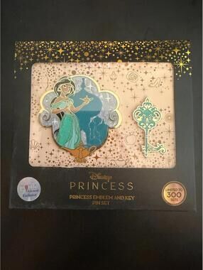 Disney Jasmine Pink a la Mode Princess Keys for the Kingdom Pin Set LE 300